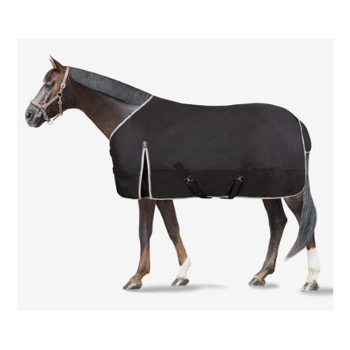 Nepromokavá deka Horze Sudbury  2v1, 100+200g, černá - vel. 125 cm Deka neprom. Horze, 2in1, 100+200gr, černá, 125cm