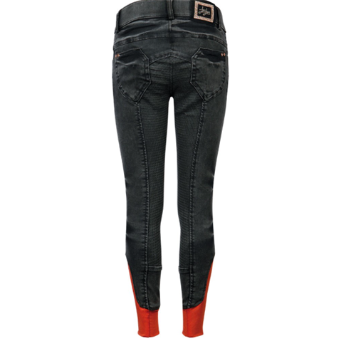 Dětské rajtky Harrys Horse LouLou Lyon, černý denim - vel. 128 Rajtky dětské HH LouLou Lyon, denim, černé, 128