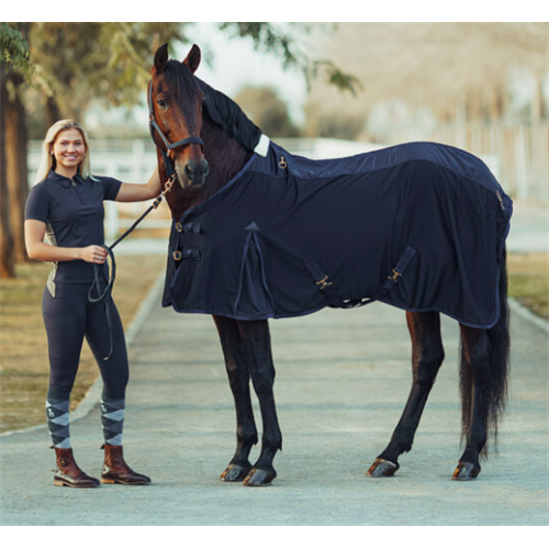 Letní deka Horze Houston Mesh, modrá - vel. 165 Deka letní Horze Houston Mesh, modrá, 165cm