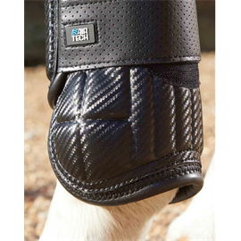 Přední krosové chrániče Premier Equine Carbon Air Flex, černé - vel. S Chrániče Premier Carbon Air Flex, černé, přední, S