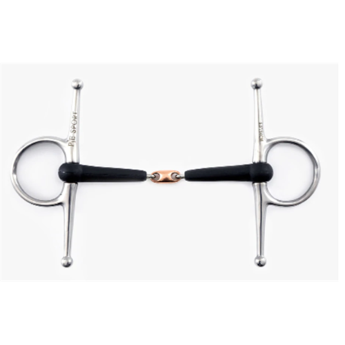 Roubíkové gumové udidlo, 2x lomené - vel. 13,5 cm Udidlo Premier roubíkové, gumové, vel. 13,5 cm