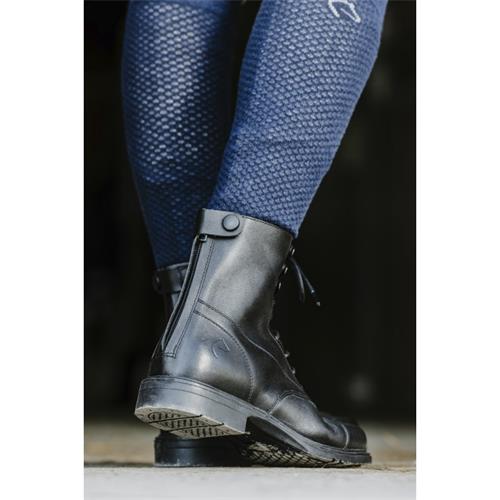 Jezdecká perka Equitheme Dandy, černá - vel. 44 Perka jezdecká kožená Equitheme, černá, 44