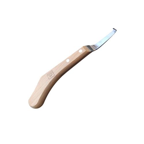 Kopytní nůž Mustad, s ergonomickou rukojetí - pravý, úzký Nůž kopytní MUSTAD, ergon. rukojeť, pravý, úzký
