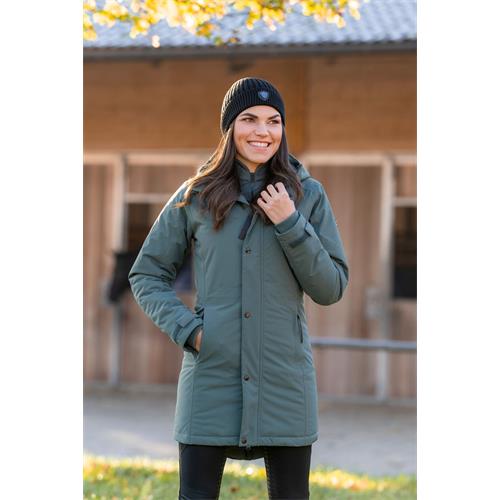 Dámská jezdecká parka Covalliero 2023, olivová - vel. XXL Parka zimní Covalliero 2023, olivové, XXL