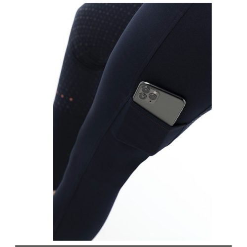 Dětské jezdecké leginy Equitheme Lyly, černé - 8 let Leginy dětské Equitheme Lyly, černé, 8 let
