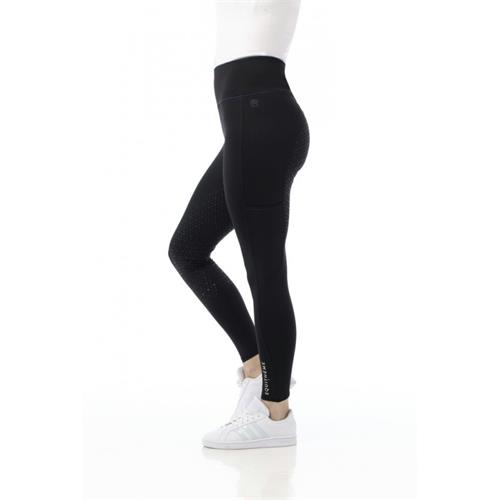 Dětské jezdecké leginy Equitheme Lyly, černé - 8 let Leginy dětské Equitheme Lyly, černé, 8 let
