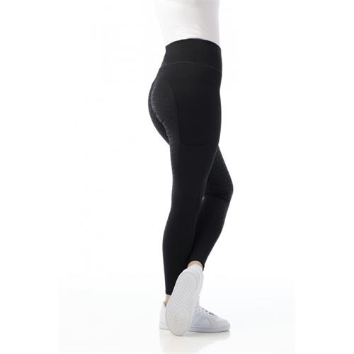 Dětské jezdecké leginy Equitheme Lyly, černé - 8 let Leginy dětské Equitheme Lyly, černé, 8 let