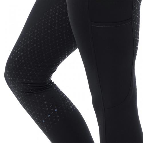 Dětské jezdecké leginy Equitheme Lyly, černé - 8 let Leginy dětské Equitheme Lyly, černé, 8 let
