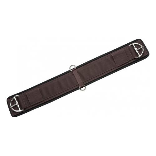 Westernový podbřišník s neoprenem Equitheme - hnědý, 90 cm Podbřišník westernový s neoprenem, hnědý, 90 cm