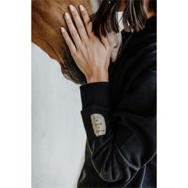 Jezdecká mikina Equitheme Camille, černá - vel. L Mikina UNI Equitheme Camille, černá, L