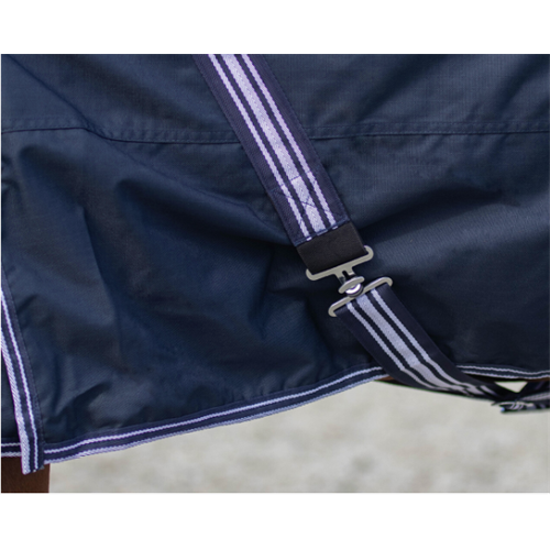 Nepromokavá deka QHP Luxury s fleecem, modrá - vel. 125 cm Deka neprom. QHP Luxury s fleecem, 125 cm