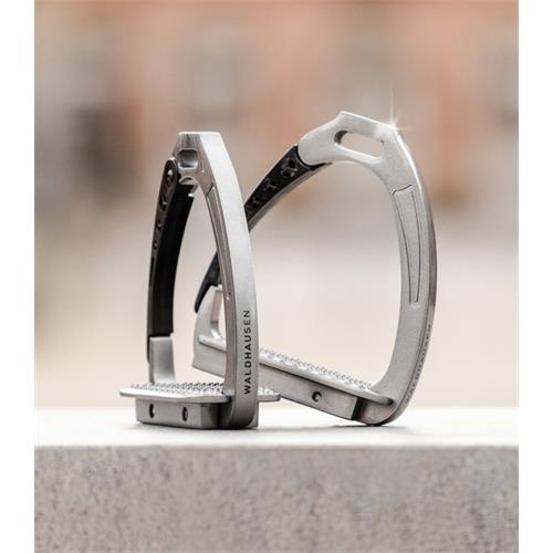 Bezpečnostní třmeny Waldhausen Pro, šedé, 12 cm Bezpečnostní třmeny Waldhausen Pro, šedé, 12 cm