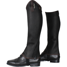 Kožené minichaps Kentaur Livorno, černé - vel. 38/36,5 Kožené minichaps Kentaur Livorno, černé, velikost 38/36,5