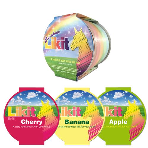 Liz pro koně Likit, náhradní náplň, 650 gr - banán Liz pro koně LIKIT, náhradní náplň, banán, 650 g