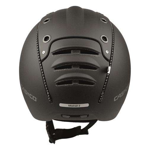 Jezdecká bezpečnostní přilba Casco Mistrall 2, černá - vel. L (58-60) Přilba jezdecká CASCO Mistrall 2, černá, L 58-60