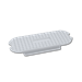 Gumy do třmenů rovné, bílé - ELT vel. 12 cm Gumy do třmenů ELT rovné 12 cm, bílé, pár