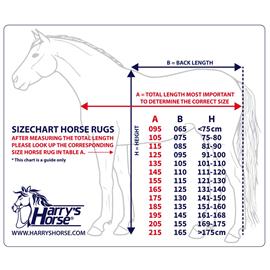 Odpocovací deka s krkem Harrys Horse Deluxe, černá - vel. 165 cm Deka odpoc. Deluxe, s krkem, černá, vel. 165 cm
