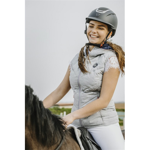 Dámská zimní vesta Equitheme Lea, šedá - vel. L Vesta dámská zimní Ekkia Lea, šedá, L