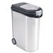 Kontejner na krmivo Curver stříbrný, 20 kg/54 l Kontejner Curver na kolečkách 54 l.