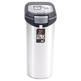 Kontejner na krmivo Curver stříbrný, 20 kg/54 l Kontejner Curver na kolečkách 54 l.