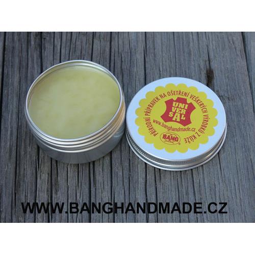 Balzám na kůži BANG se včelím voskem + houbička - 40gr, MINI Balzám BANG s včelím voskem MINI, 40 g