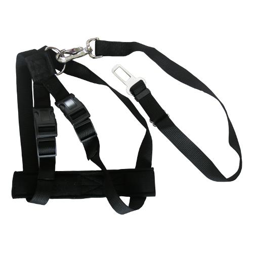 Bezpečnostní pás pro psa do auta - 50 - 70 cm, černý Bezpečnostní pás pro psa do auta, vel. M