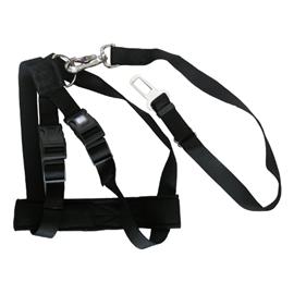 Bezpečnostní pás pro psa do auta - 80 - 110 cm, černý Bezpečnostní pás pro psa do auta