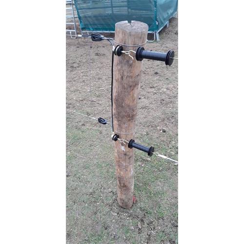 Držák k brance pro elektrické ohradníky LACME, černý Držák k brance pro elektrické ohradníky LACME, černý