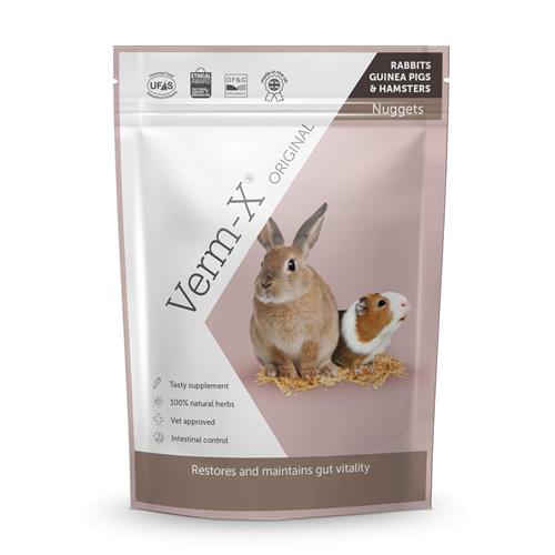 Verm-X proti střevním parazitům pro hlodavce, 180 g Verm-X proti střevním parazitům, králík, 180 g.