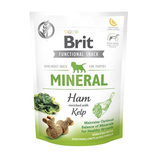 Brit MINERAL Ham and Kelp pro štěňata, 150 g BRIT snack MINERAL ham/kelp