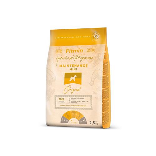 Granule pro psy Fitmin, Mini Maintenance, 2,5 kg Granule pro psy Fitmin, Mini Maintenance, 2,5 kg.