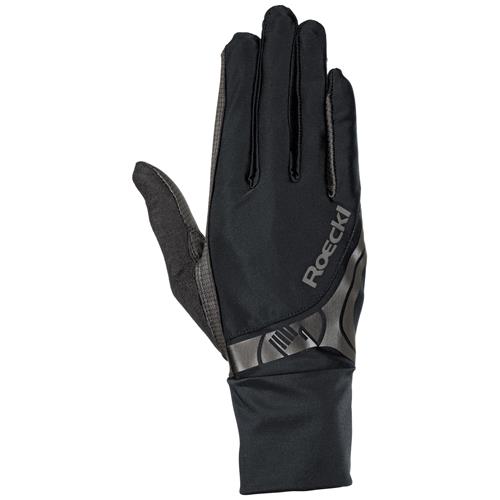 Jezdecké rukavice Roeckl Melbourne, černé - vel. 6,5 Rukavice Roeckl Melbourne, černé, vel. 6,5