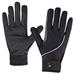 Jezdecké rukavice QHP Air-flow S/S 2025, černé - vel. M Rukavice jezdecké letní Air-flow QHP SS 2025, černé, M