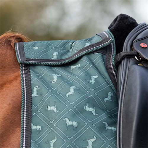 Bederní nepromokavá deka QHP, zelená - vel. XL Deka bederní nepromok. QHP W 24, zelená, XL