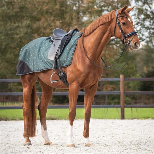 Bederní nepromokavá deka QHP, zelená - vel. XL Deka bederní nepromok. QHP W 24, zelená, XL