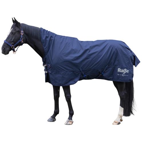 Nepromokavá deka Covalliero RugBe 0gr, vyšší krk, modrá - 155cm Deka neprom. Covalliero RugBe 0gr, vyšší krk, modrá, 155 cm