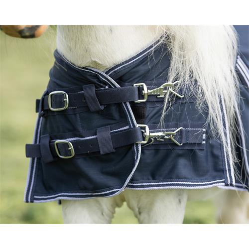 Nepromokavá deka QHP Luxury Mini 0g, modrá - vel. 85/115 cm Deka nepromok. QHP Falabella 0g, 85/115 cm