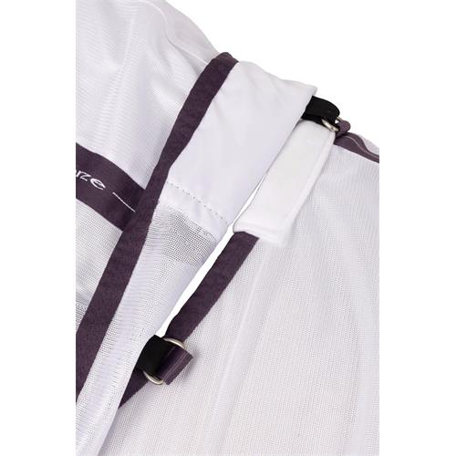 Set deka proti hmyzu + maska Horze La Paz S/S 25, bílá - vel. 135/185 cm Set maska+deka proti mouchám Horze La Paz SS25, bílá, vel 135