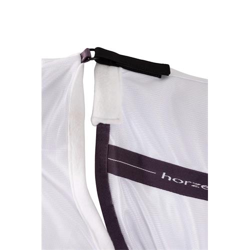 Set deka proti hmyzu + maska Horze La Paz S/S 25, bílá - vel. 135/185 cm Set maska+deka proti mouchám Horze La Paz SS25, bílá, vel 135