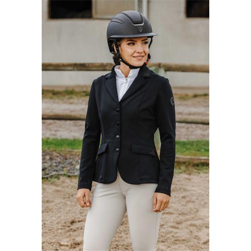 Dámské sako Equitheme Stockholm S/S 2025, černé - vel. 36 Sako dámské Equithéme Stockholm SS 2025, černé, vel. 36
