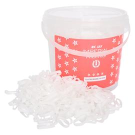 Gumičky na hřívu silikon Imperial, bílé, 150 g