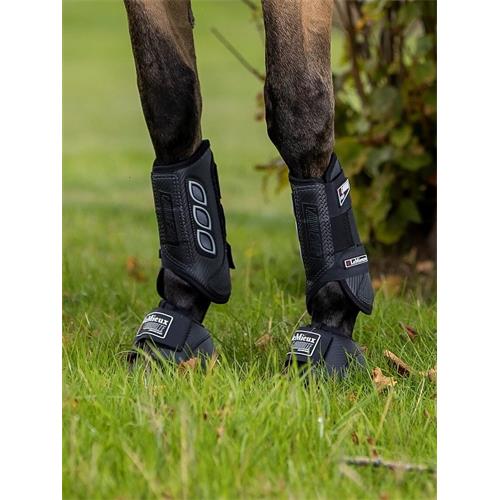 Krosové chrániče LeMieux Carbon Air XC, černé, přední - vel. L Chrániče LeMieux Carbon Air XC, přední, vel. L