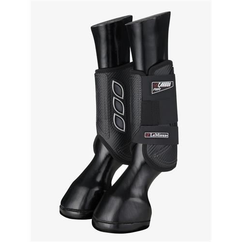 Krosové chrániče LeMieux Carbon Air XC, černé, přední - vel. L Chrániče LeMieux Carbon Air XC, přední, vel. L
