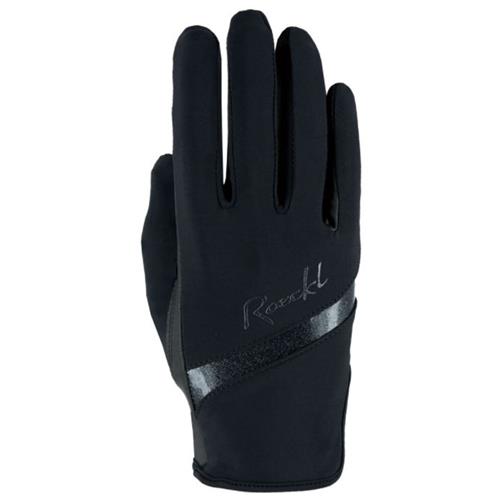 Jezdecké rukavice Roeckl Lorraine, černé - vel. 8,5 Rukavice Roeckl Lorraine, černé, vel. 8,5