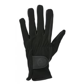 Jezdecké rukavice Equitheme Filet, černé - vel. L Rukavice jezdecké Equitheme Filet, černé, L