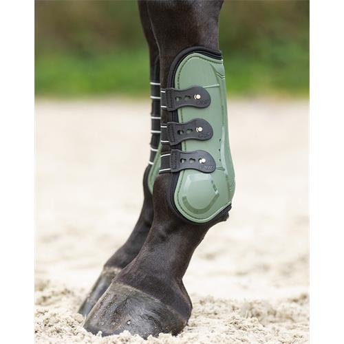 Přední chrániče QHP Champion, olivové - vel. Cob Tendon boots Champion