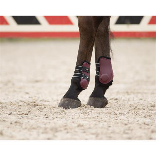 Zadní strouhavky QHP Champion, vínové - vel. Full Fetlock boots Champion