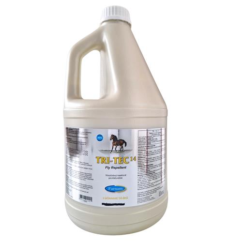 Repelent pro koně Farnam Tri Tec Fly - 3,78 l - Před expirací nebo datem minimální trvanlivosti Repelent pro koně Farnam Tri-Tec Fly, 3,78 ml