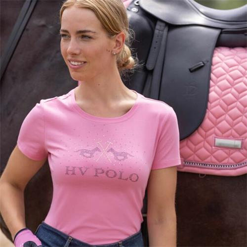 Dámské triko HV Polo Lola, růžové - vel. 38 Triko dámské HVP Lola, růžové, 38