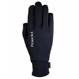 Zimní jezdecké rukavice Roeckl Weldon, černé - vel. 6 Zimní rukavice Roeckl Weldon, černé